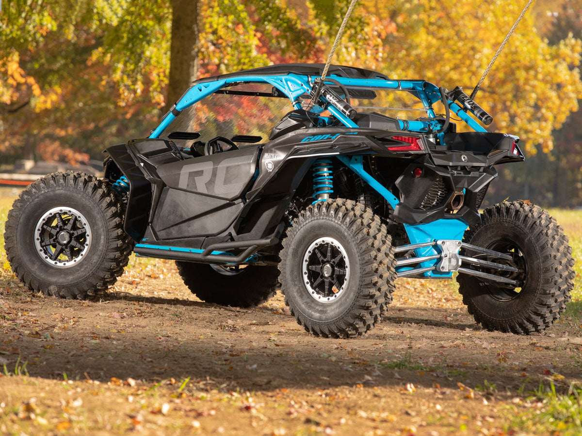 Photo of SuperATV Can-Am Maverick X3 Billet Radius Rod Plate by SuperATV - Premium Radius Rods & Plates for UTVs / Side by Sides