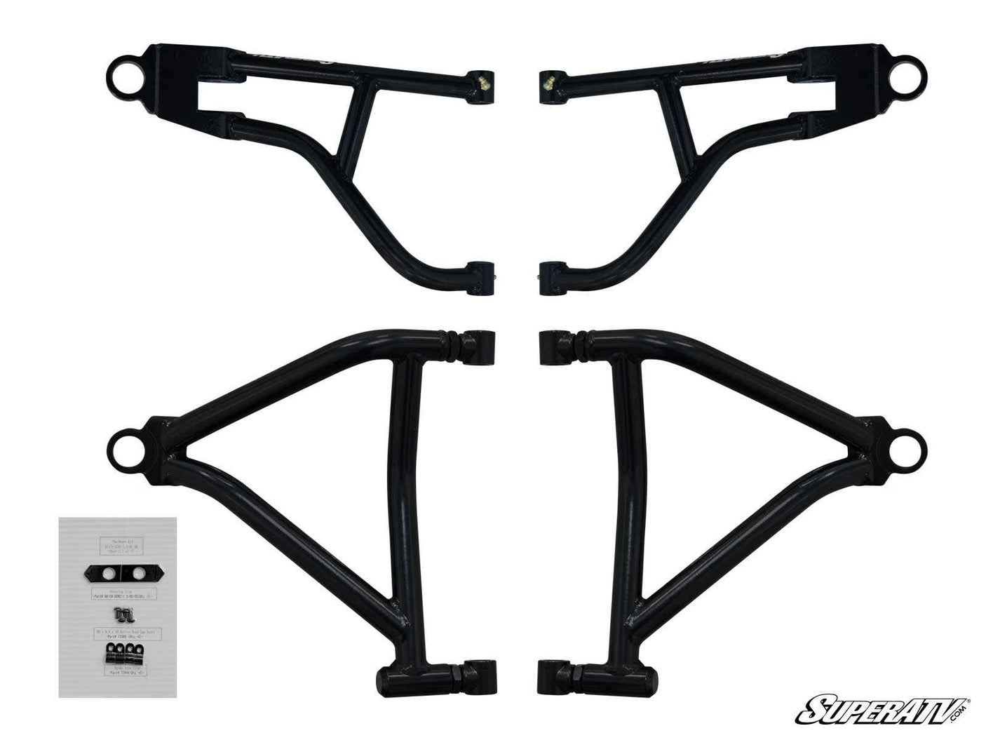 Can-Am Outlander (Gen 2) High Clearance 1.5in. Offset A-Arms - Keller Ball Joints