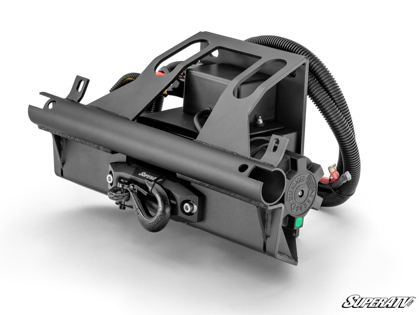 Photo of Can-Am Maverick X3 Ready-Fit Winch - Pre-Mounted + 4500/6000 LB (2017+) by SuperATV - Premium Winches & Winch Mounts for UTVs / Side by Sides