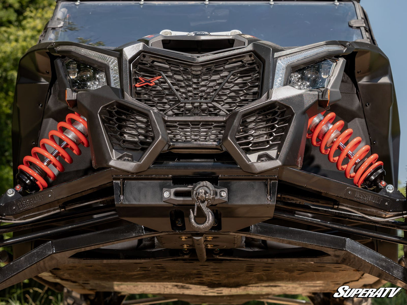 Photo of Can-Am Maverick X3 Ready-Fit Winch - Pre-Mounted + 4500/6000 LB (2017+) by SuperATV - Premium Winches & Winch Mounts for UTVs / Side by Sides