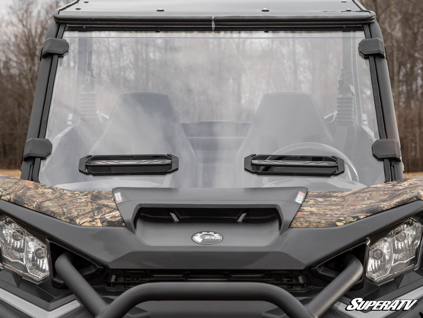 Photo of SuperATV Can-Am Maverick Trail Vented Full Windshield by SuperATV - Premium Windshields for UTVs / Side by Sides
