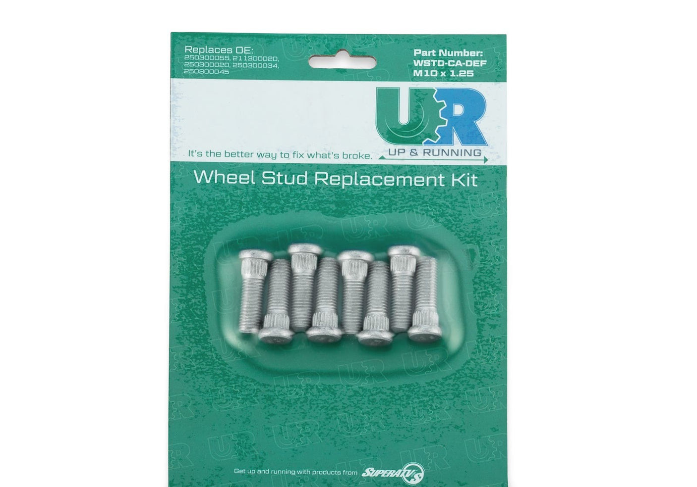 Up & Running Can-Am Defender Wheel Studs