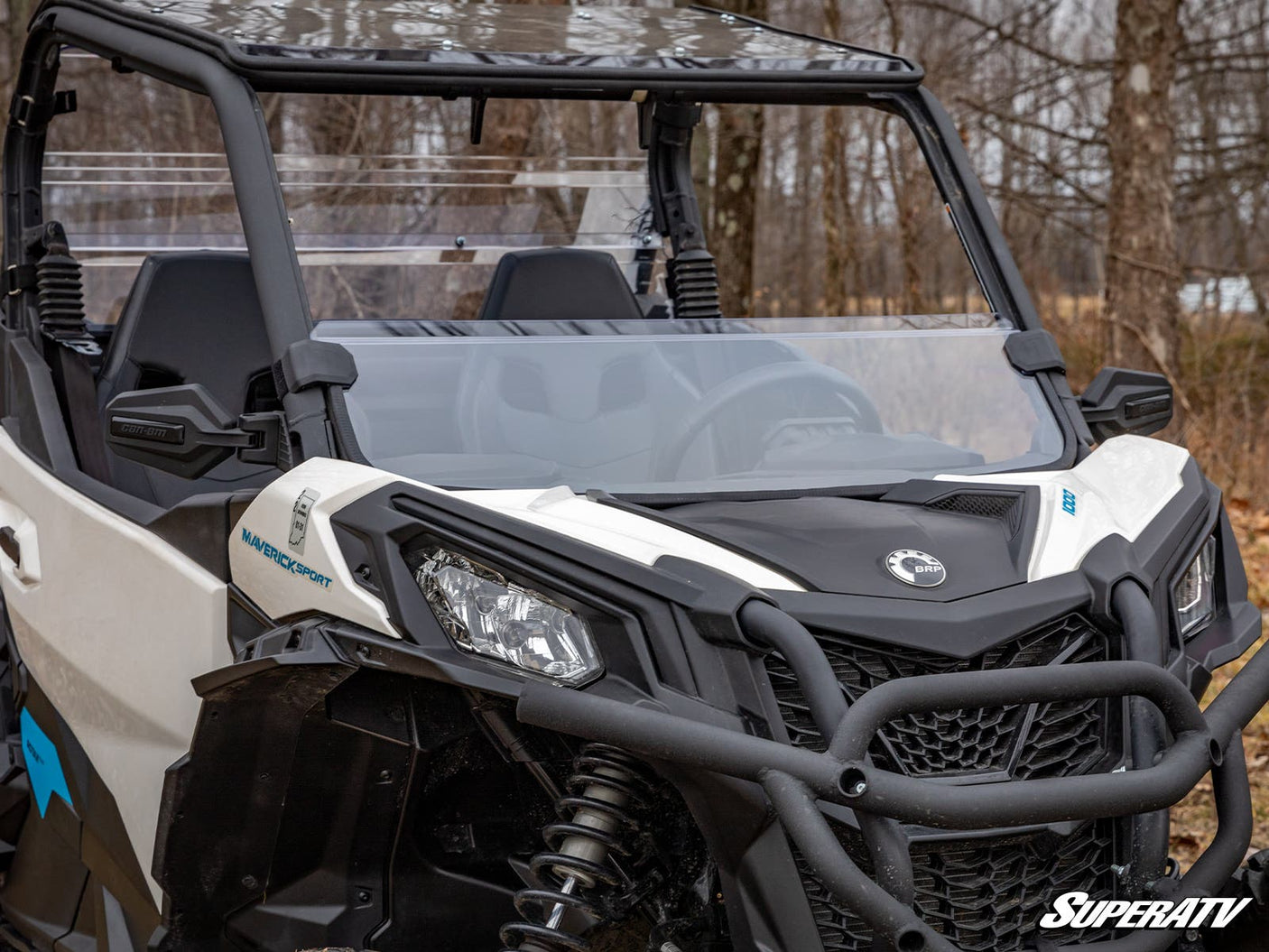 Photo of SuperATV Can-Am Maverick Trail Half Windshield by SuperATV - Premium Windshields for UTVs / Side by Sides