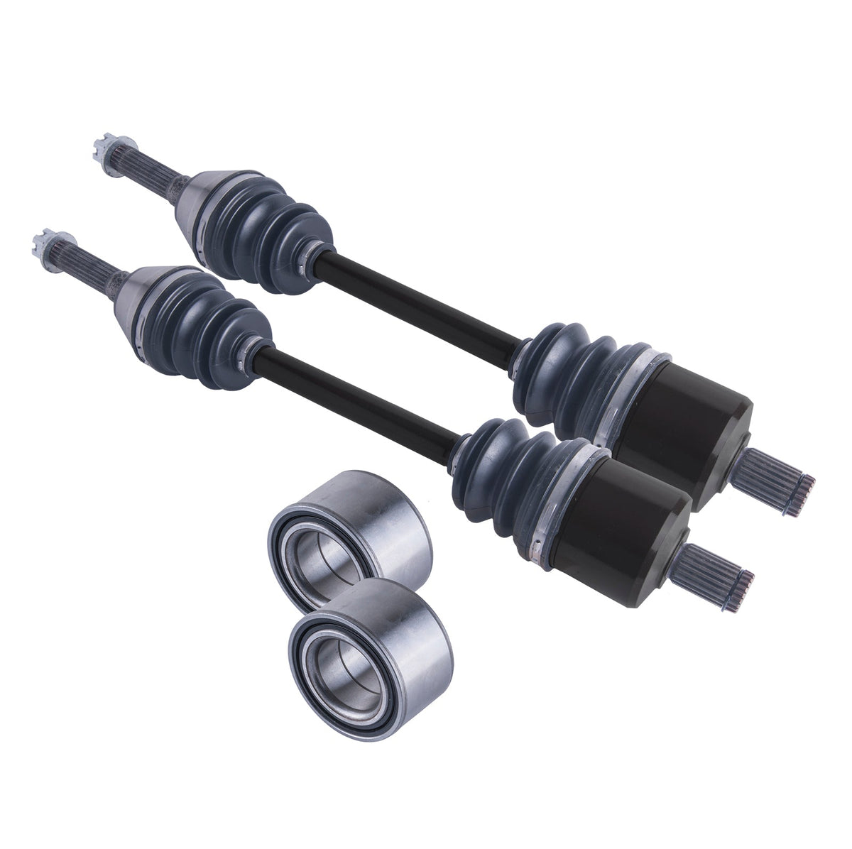 Polaris Sportsman 450 500 570 800 Front Axles and Wheel Bearing Set 2006 - 2026 | 4XPRO - product view 1