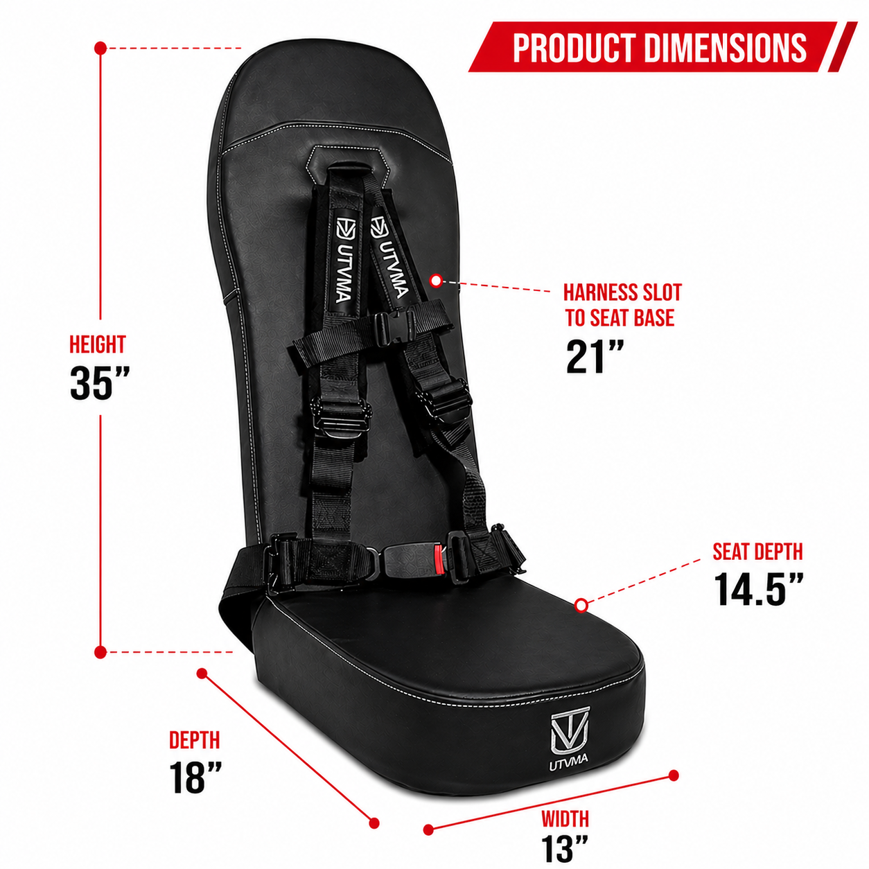 Polaris General 4 Rear Bump Seat w/ Console Delete Kit (2016+)