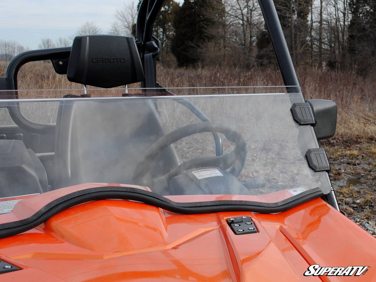 Photo of SuperATV CFMOTO UForce 500 Scratch-Resistant Half Windshield by SuperATV - Premium Windshields for UTVs / Side by Sides