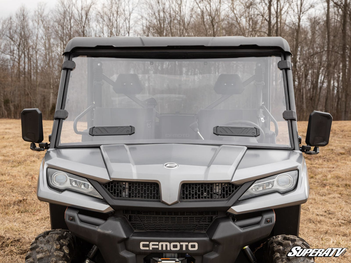 Photo of SuperATV CFMOTO UForce 1000 Vented Full Windshield by SuperATV - Premium Windshields for UTVs / Side by Sides