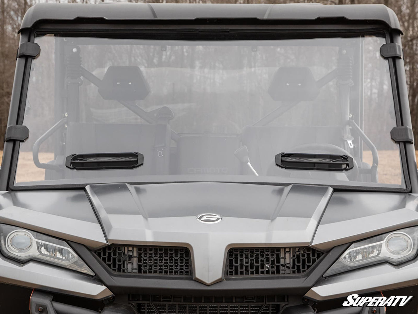 Photo of SuperATV CFMOTO UForce 1000 Vented Full Windshield by SuperATV - Premium Windshields for UTVs / Side by Sides