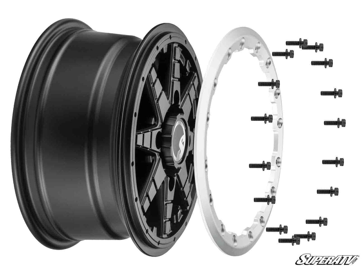 Standard XT Warrior Tires 30x10x14 on 14x7 Healy Lock Series Beadlock Wheels 4/156 Pattern