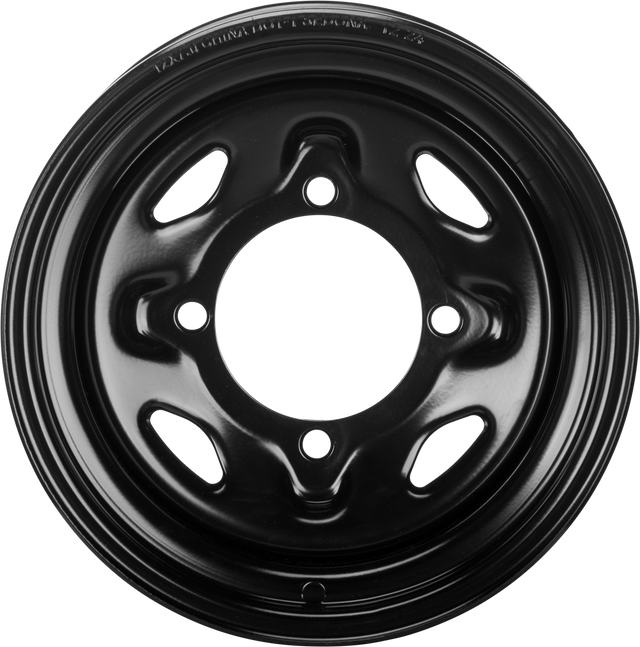 Photo of SEDONA STEEL 12X7 4/137 4+3 BLK FRONT by SEDONA - Premium Wheels for UTVs / Side by Sides