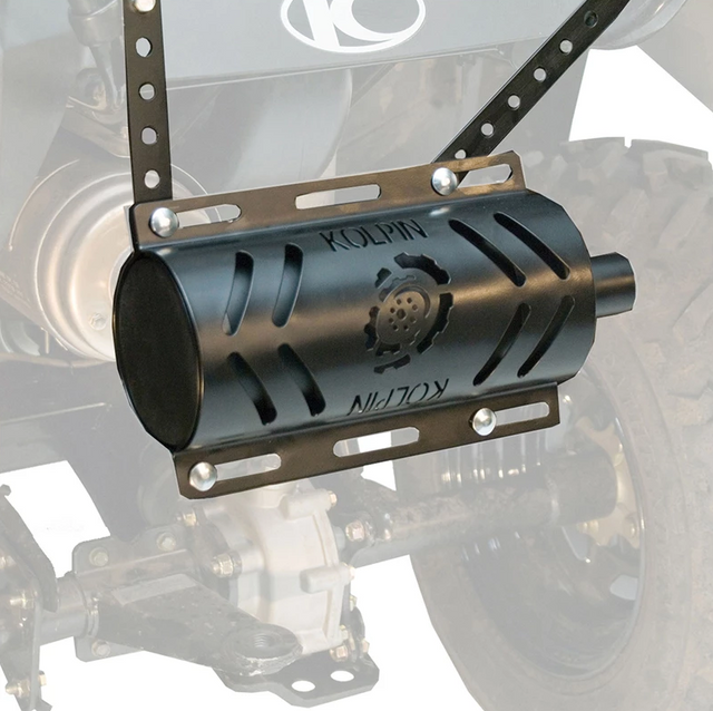 Photo of KOLPIN STEALTH EXHAUST 2.0 W/HEAT SHI ELD (BLACK) by KOLPIN - Premium Exhaust Systems & Components for UTVs / Side by Sides