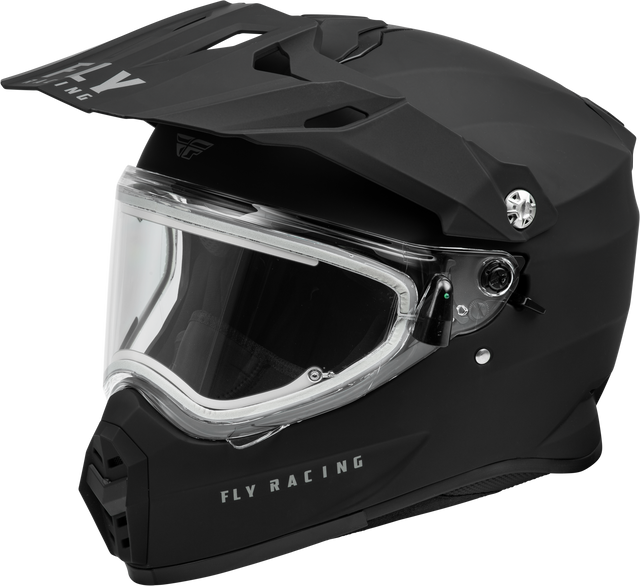 Photo of FLY RACING TREKKER CW SOLID HELMET ELEC SHLD MATTE BLACK SM by FLY RACING - Premium Helmets for UTVs / Side by Sides