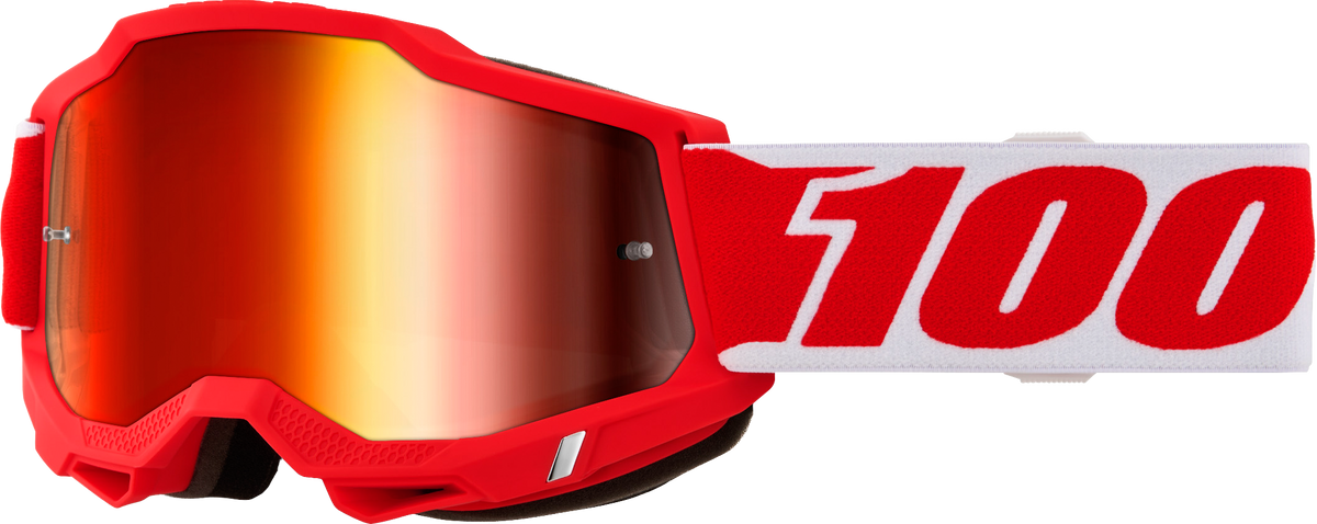 100% Accuri 2 Goggles - Rd001 Red Mirror Lens