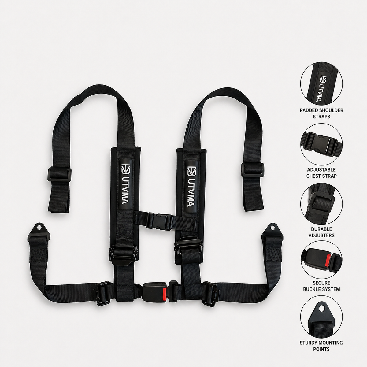 RZR 1000 Bump Seat with Harness - Fits 2014-2023 Models