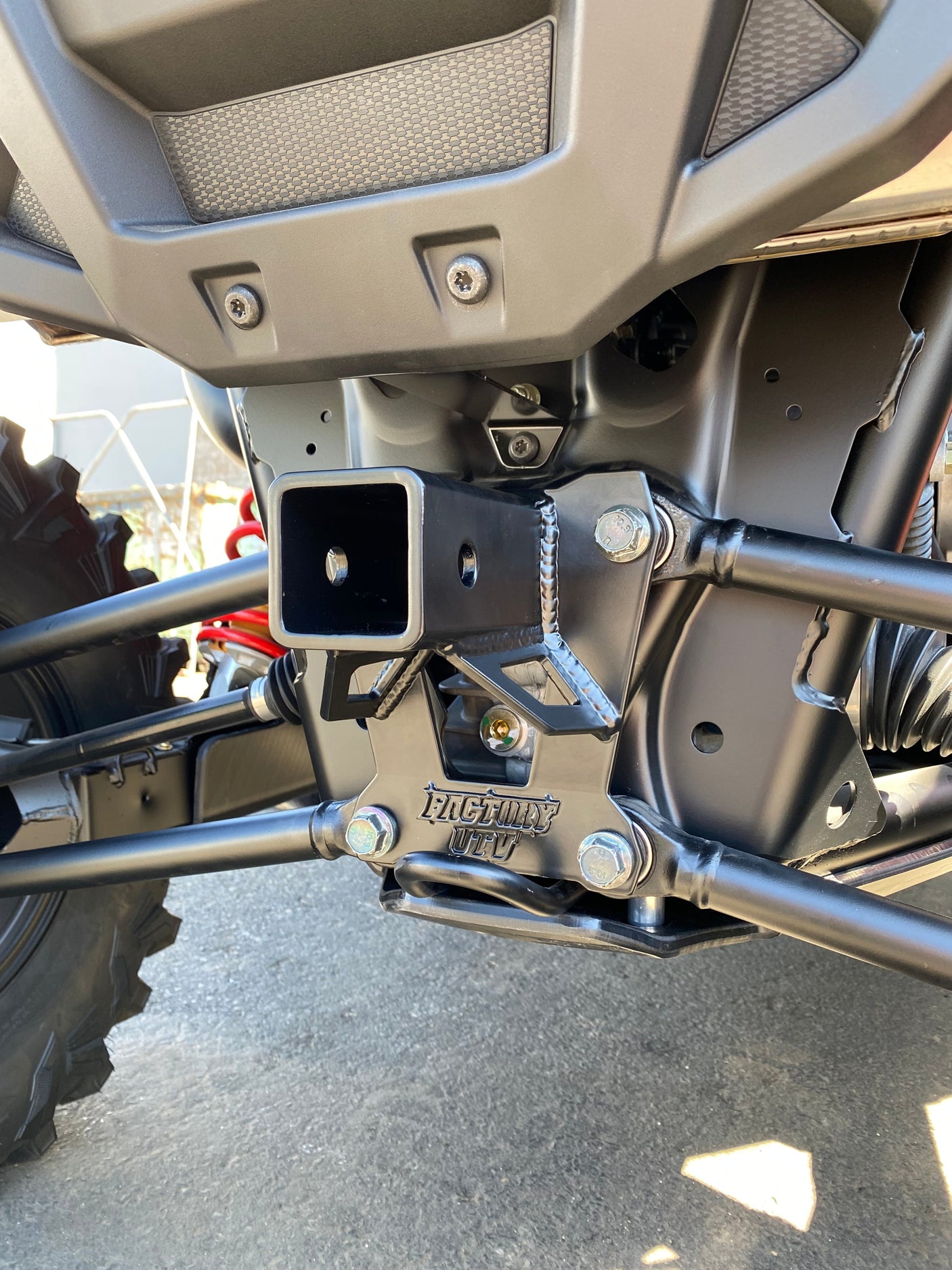 Photo of Polaris RZR XP 1000 Rear Hitch Receiver by Factory UTV - Premium Hitch Receiver for UTVs / Side by Sides