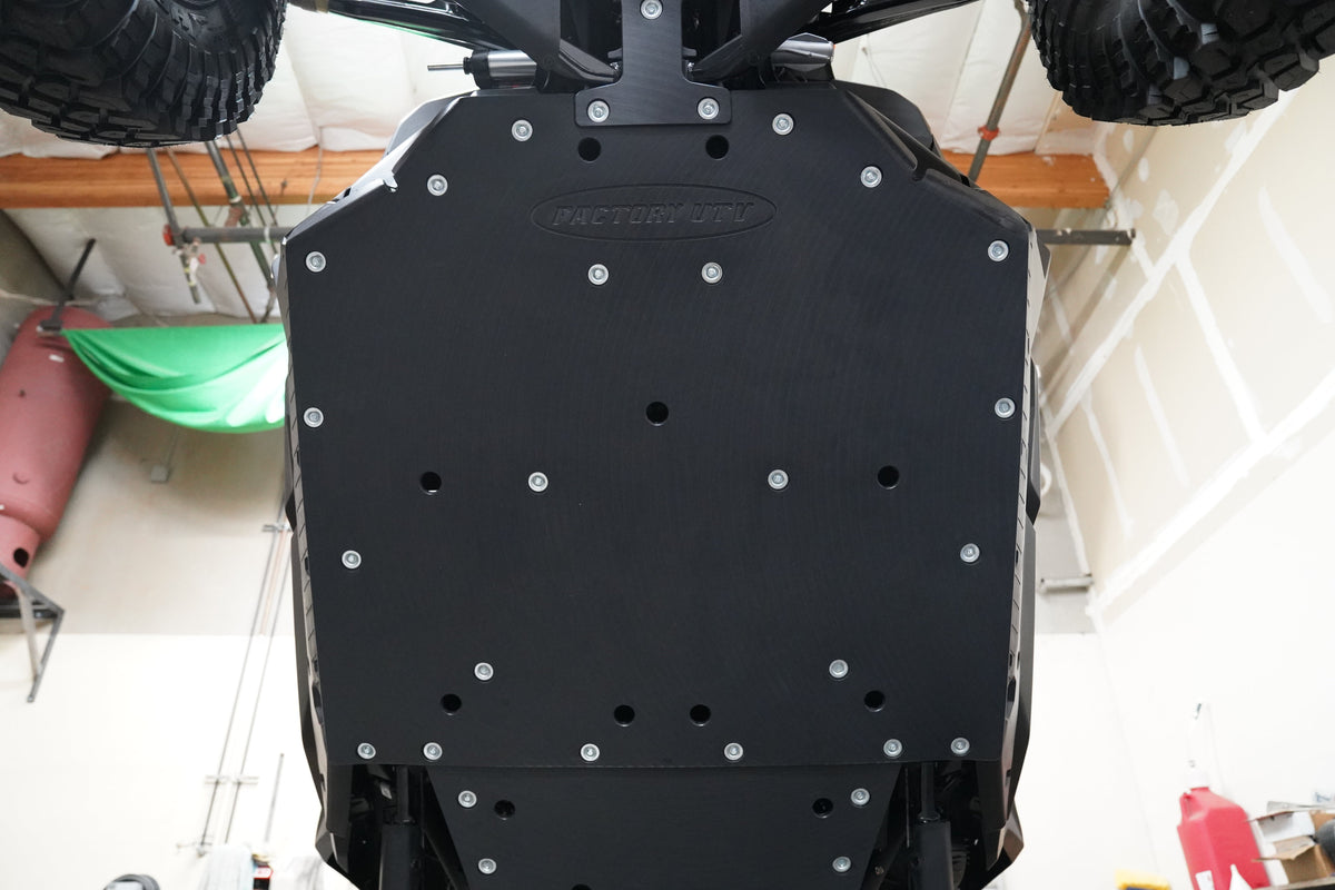 Photo of Can-Am Maverick R X RC UHMW Skid Plate by Factory UTV - Premium Skid Plates for UTVs / Side by Sides