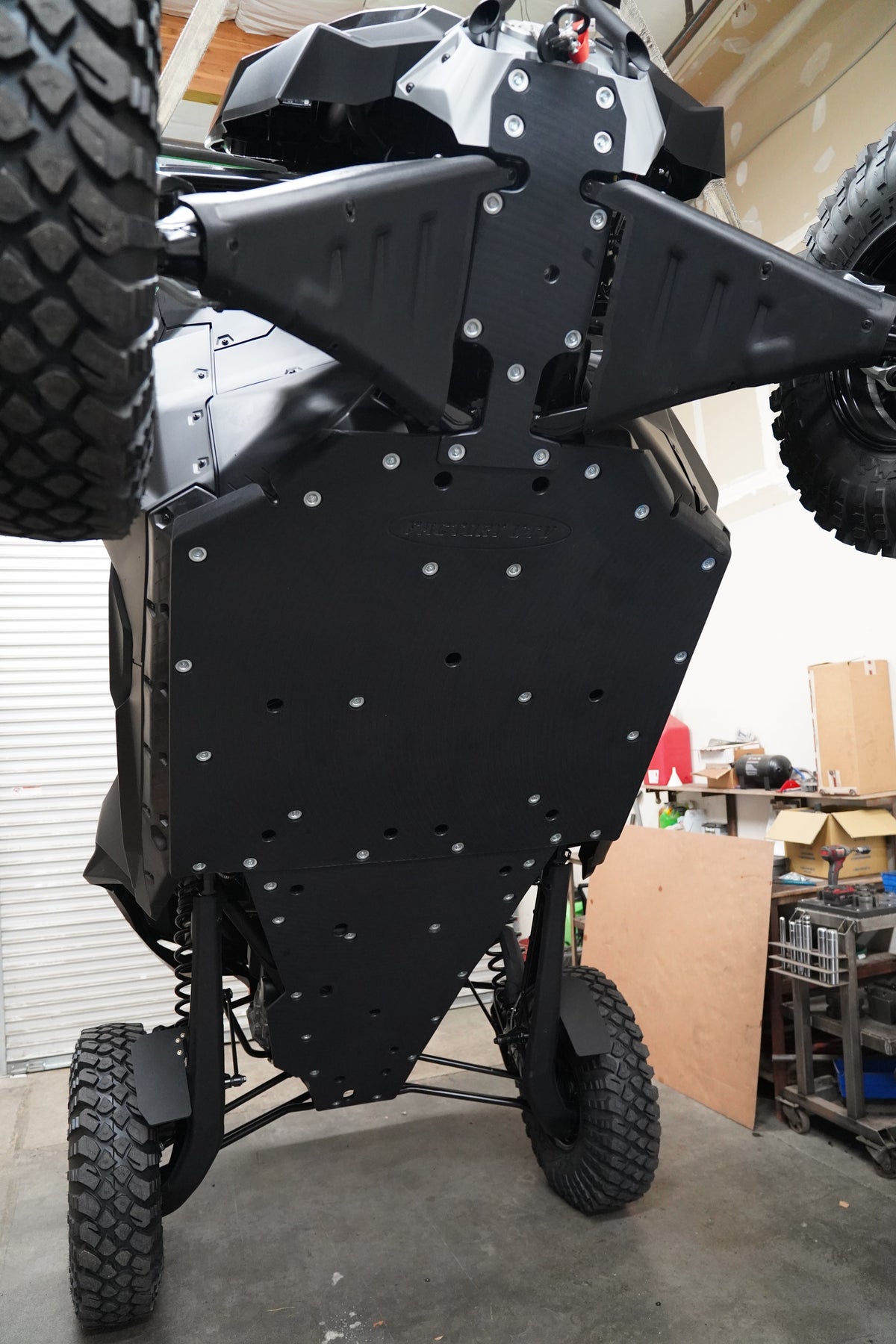 Photo of Can-Am Maverick R X RC UHMW Skid Plate by Factory UTV - Premium Skid Plates for UTVs / Side by Sides