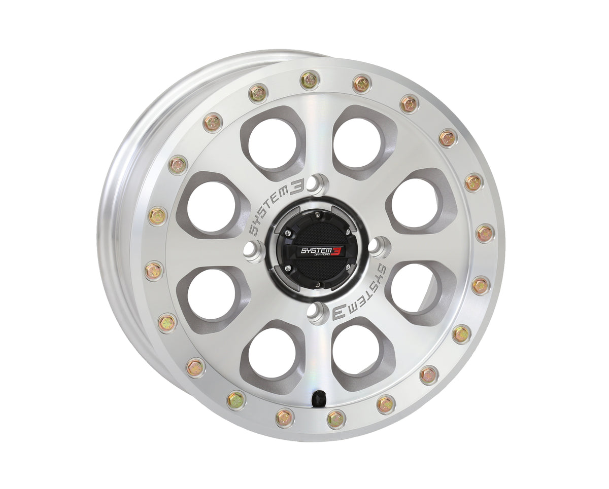 Photo of SYSTEM 3 SB7 BL WHEEL 15X10 5+5 (-5MM) 5/4.5 MACHINED by SYSTEM 3 - Premium Wheels for UTVs / Side by Sides