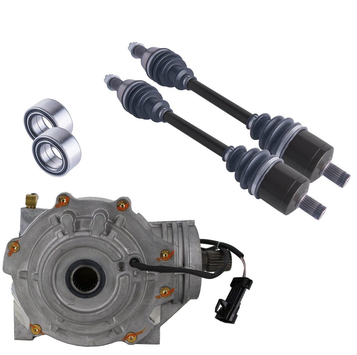 Polaris RZR Front Differential Axles & Wheel Bearing Bundle 2008 - 2025 | 4XPRO - product view 1