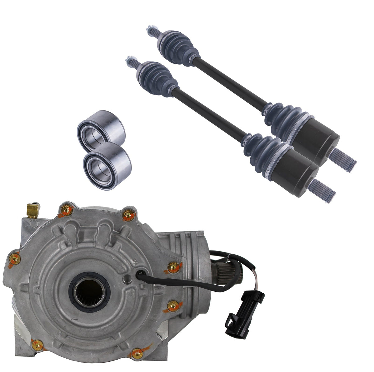 Polaris Ranger Front Differential Axles & Wheel Bearing Bundle 2017 - 2022 | 4XPRO - product view 1