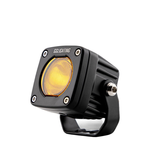 Photo of GP5 Single LED Pod Light Amber + Free Clear Lens by GGLighting - Premium for UTVs / Side by Sides