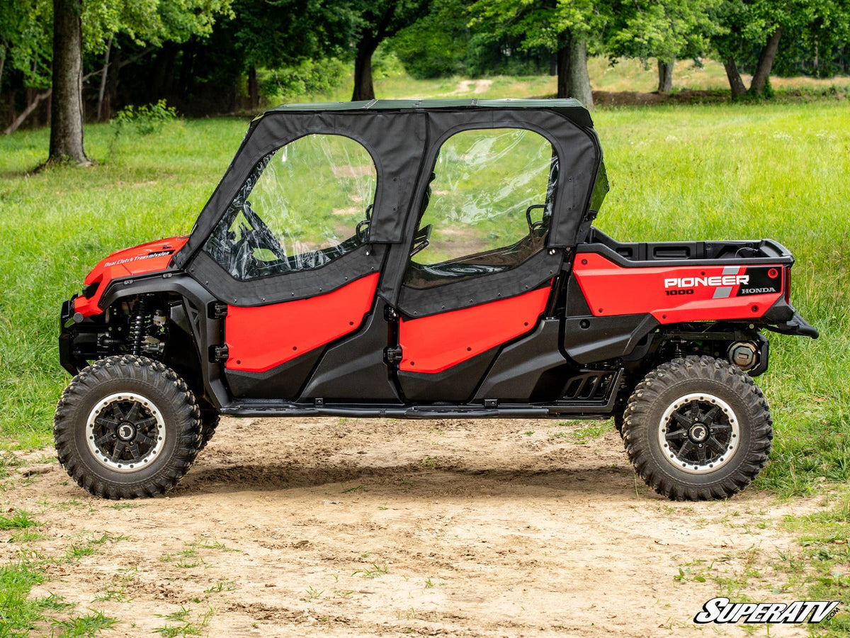 Photo of SuperATV Honda Pioneer 1000-6 Primal Soft Cab Enclosure Upper Doors by SuperATV - Premium Cab Enclosures for UTVs / Side by Sides