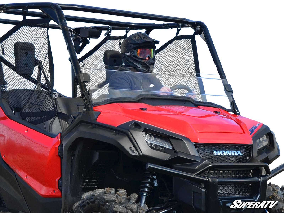 Photo of SuperATV Honda Pioneer 1000 Scratch Resistant Half Windshield by SuperATV - Premium Windshields for UTVs / Side by Sides