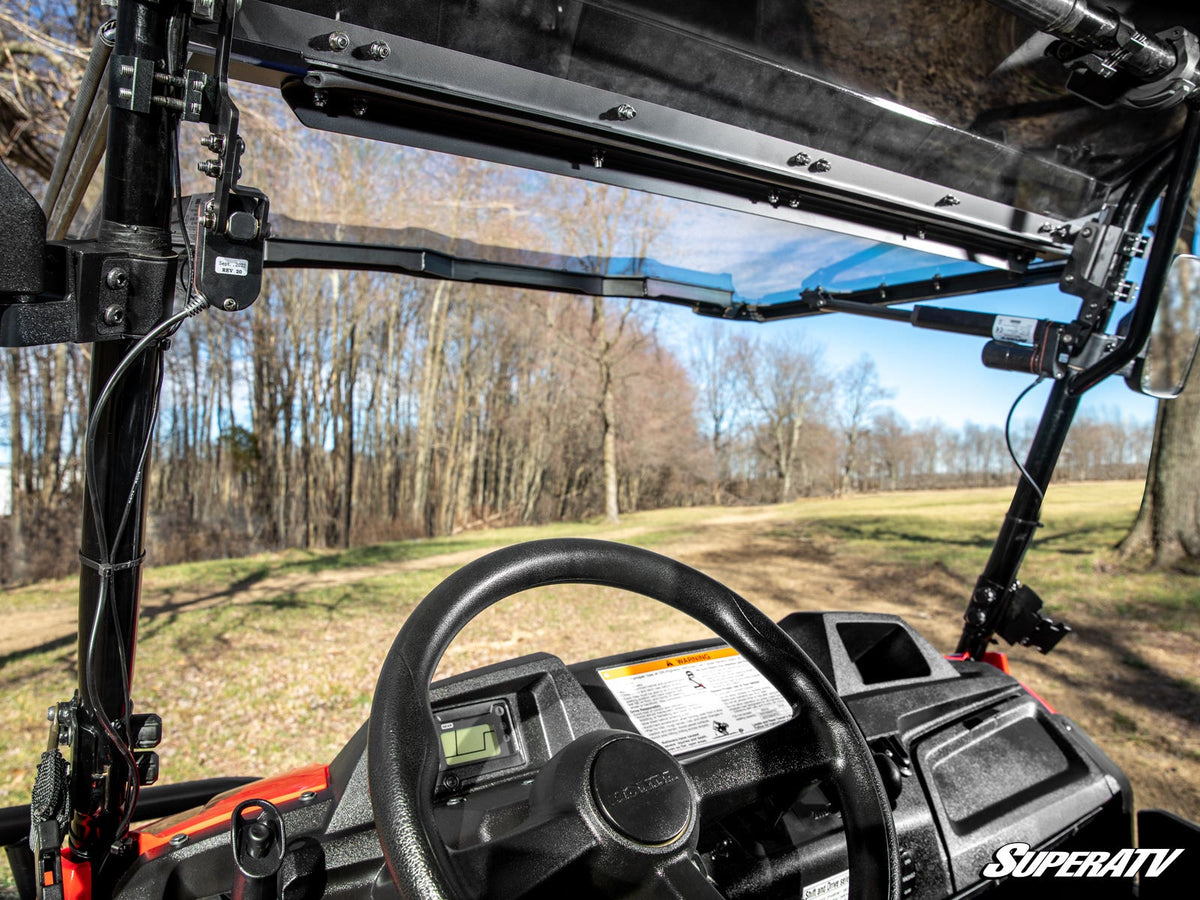 Photo of SuperATV Honda Pioneer 700 MaxDrive Power Flip Windshield by SuperATV - Premium Windshields for UTVs / Side by Sides
