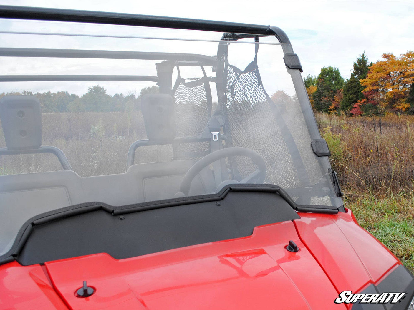Photo of SuperATV Honda Pioneer 700 Windshield—Scratch Resistant by SuperATV - Premium Windshields for UTVs / Side by Sides