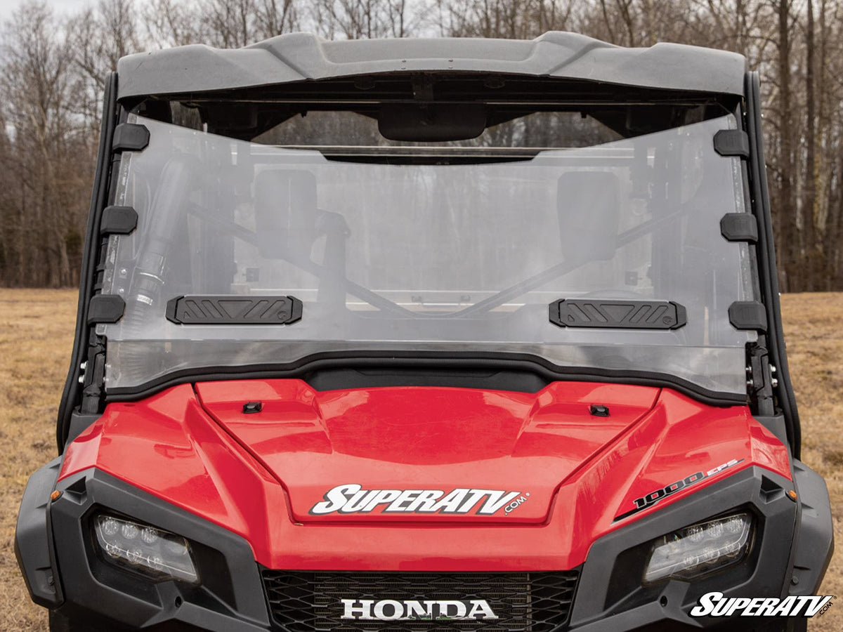Photo of SuperATV Honda Pioneer 1000 Vented Full Windshield by SuperATV - Premium Windshields for UTVs / Side by Sides