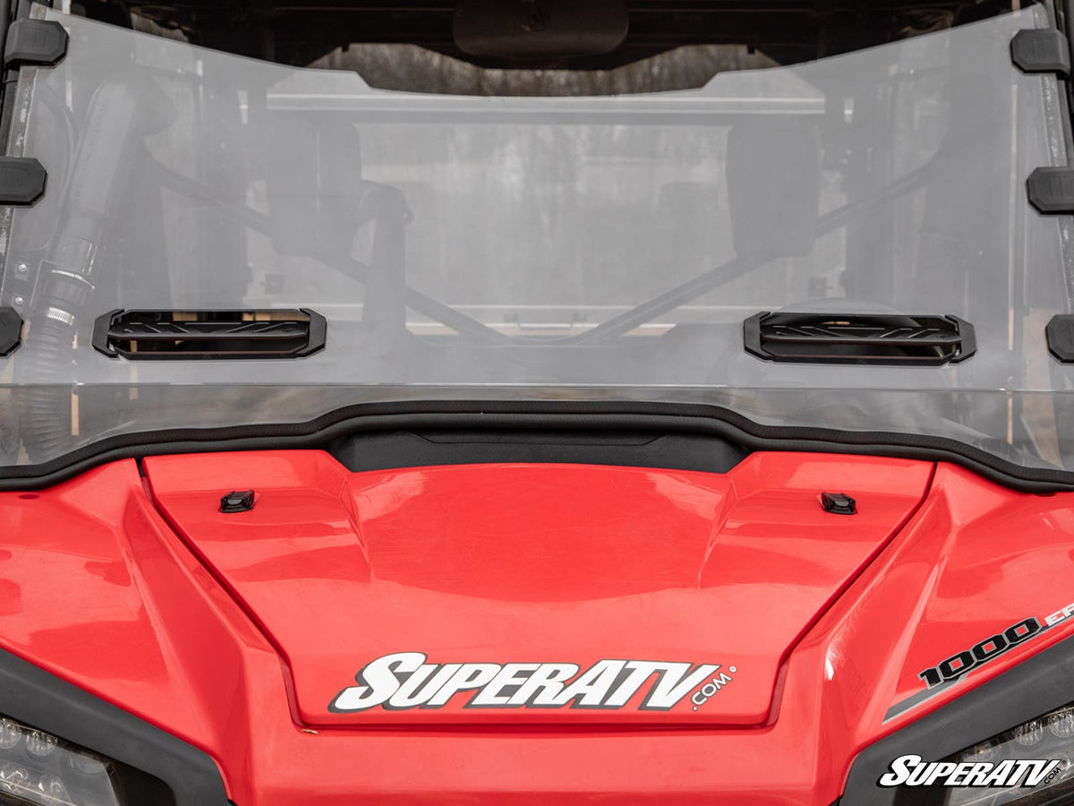 Photo of SuperATV Honda Pioneer 1000 Vented Full Windshield by SuperATV - Premium Windshields for UTVs / Side by Sides
