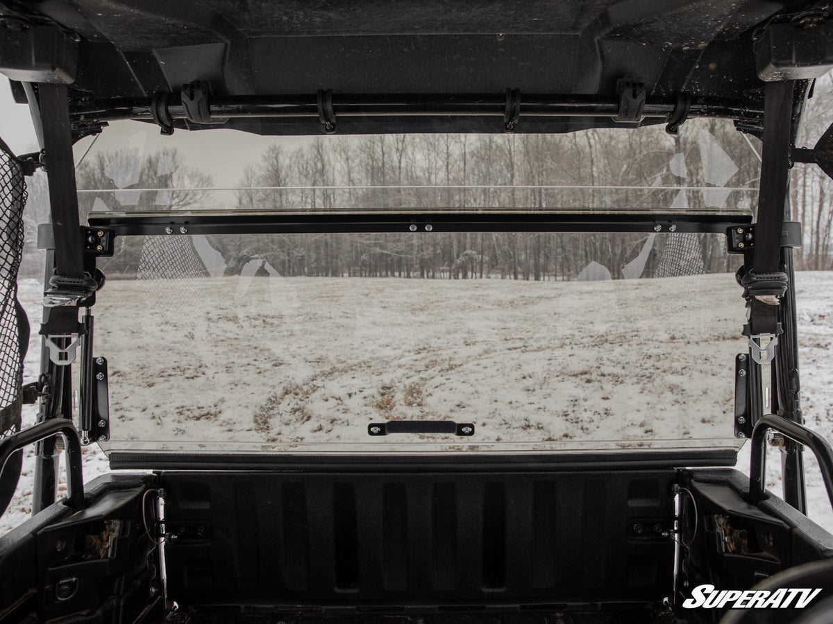 Photo of SuperATV Honda Pioneer 700-4 Rear Windshield by SuperATV - Premium Windshields for UTVs / Side by Sides