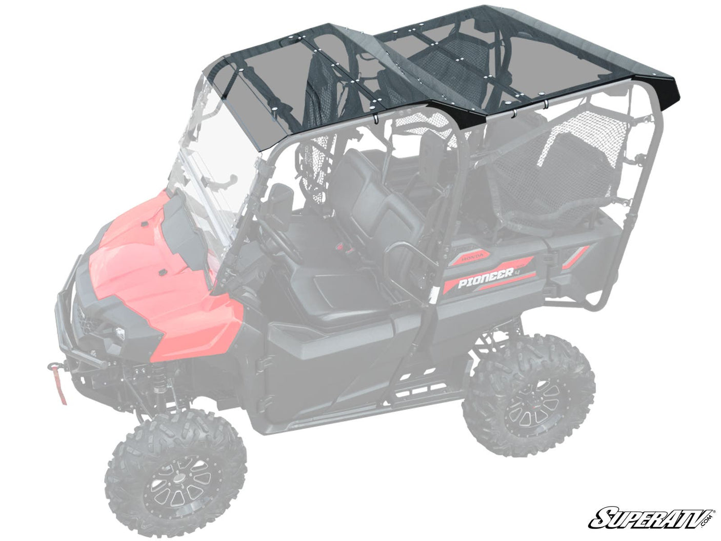 Photo of SuperATV Honda Pioneer 700-4 Tinted Roof by SuperATV - Premium Roofs for UTVs / Side by Sides