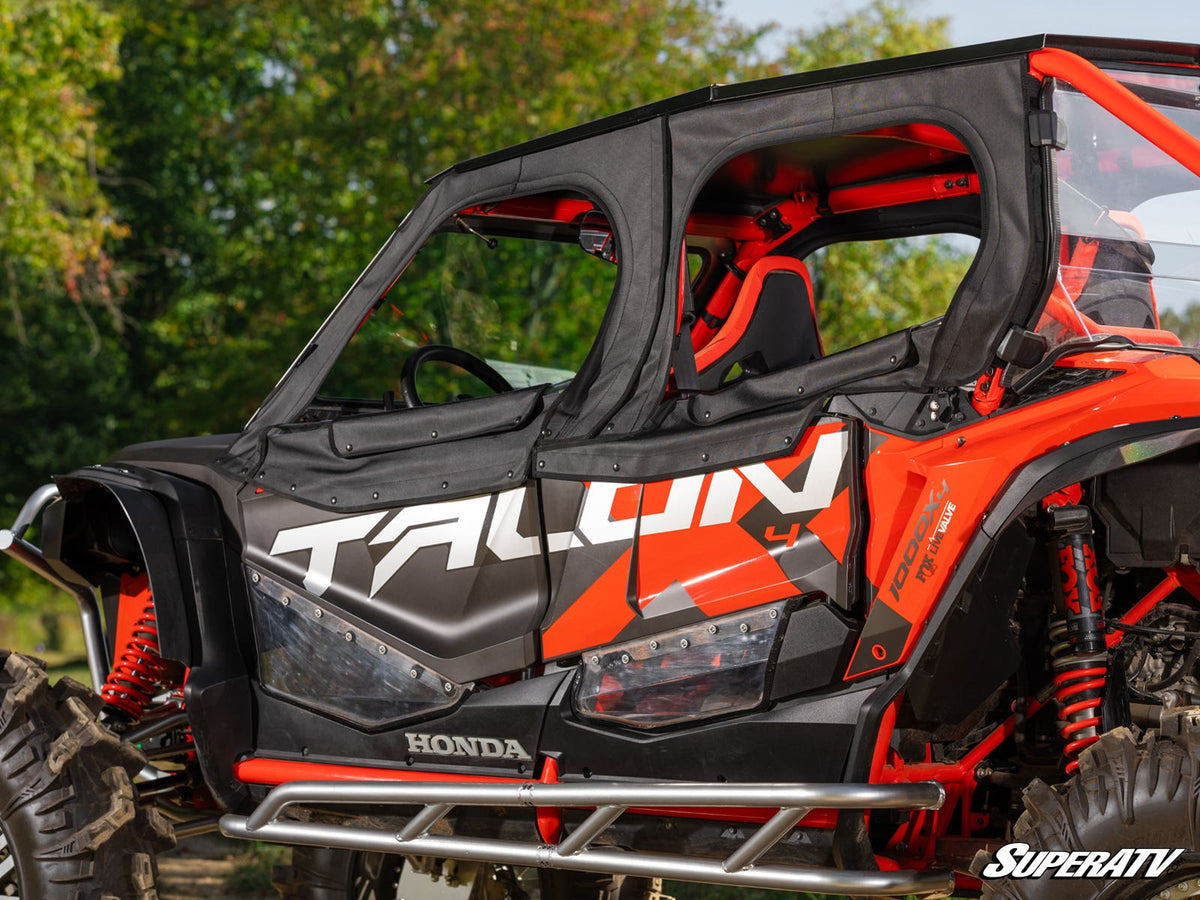 Photo of SuperATV Honda Talon 1000X-4 Primal Soft Cab Enclosure Upper Doors by SuperATV - Premium Doors for UTVs / Side by Sides