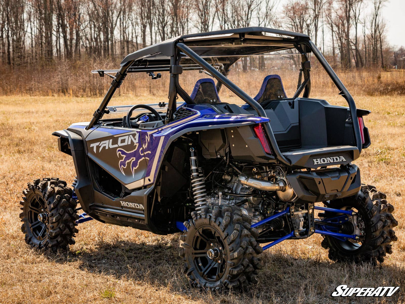 Photo of SuperATV Honda Talon 1000 Rear Windshield by SuperATV - Premium Windshields for UTVs / Side by Sides