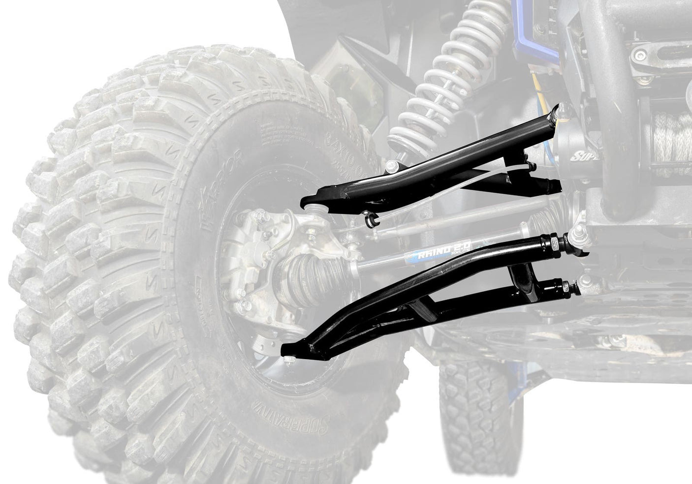 Honda Talon 1000X Atlas Pro 1.5in. Forward Offset A-Arms - Black