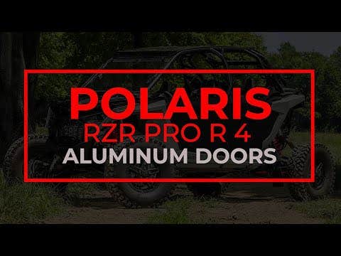 Photo of SuperATV Polaris RZR Pro R 4 Aluminum Doors by SuperATV - Premium Doors for UTVs / Side by Sides
