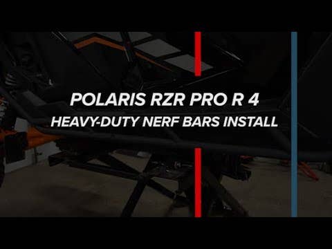 Photo of SuperATV Polaris RZR Turbo R 4 Rock Slider Nerf Bars by SuperATV - Premium Nerf Bars for UTVs / Side by Sides