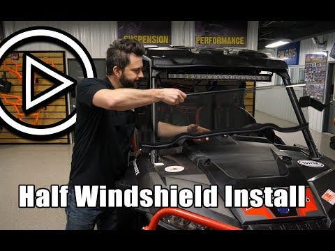 Photo of SuperATV CFMOTO ZForce 800 Scratch-Resistant Half Windshield by SuperATV - Premium Windshields for UTVs / Side by Sides