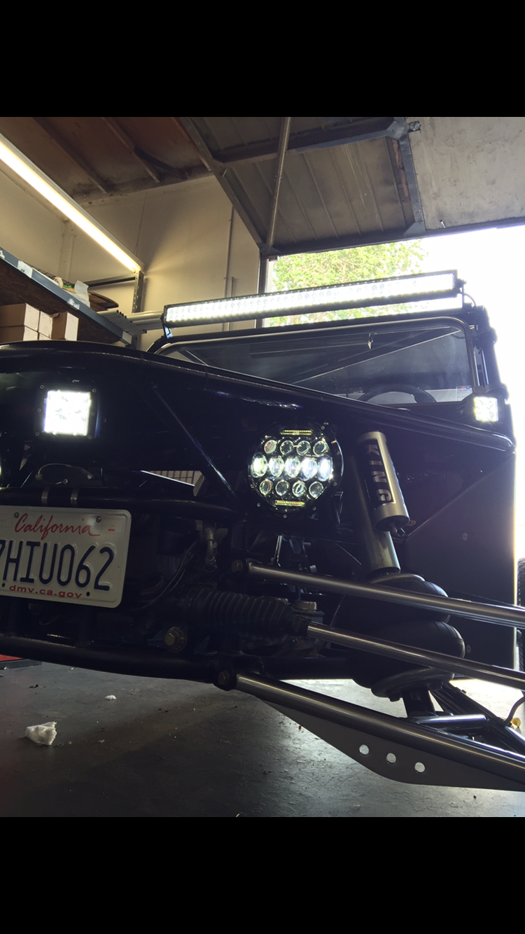 Photo of Round Plug & Play Headlight Replacement by GGLighting - Premium Light Pods for UTVs / Side by Sides