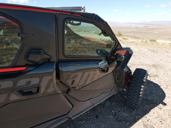 Photo of Can-Am X3 4-Seat Cab Enclosure "THE VAULT" Upper Side Doors & Panels (patent pending) (2017+) by Dirt Warrior Accessories - Premium Cab Enclosures for UTVs / Side by Sides