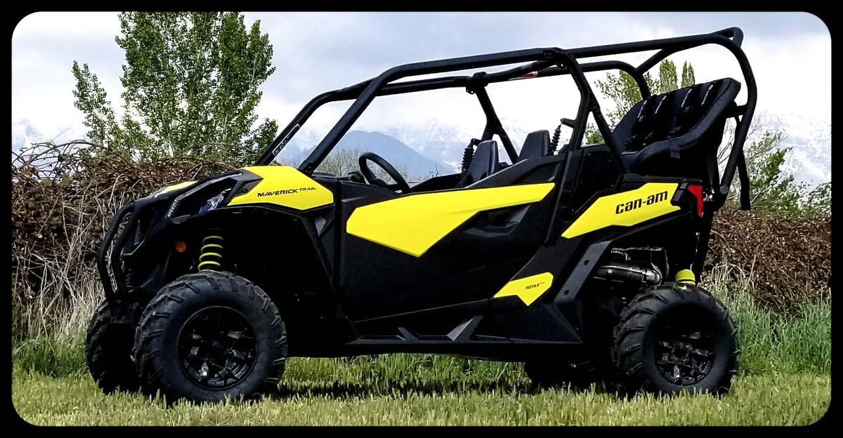 Maverick Sport Max Rear Bench and Roll Cage Kit (2020-2024)