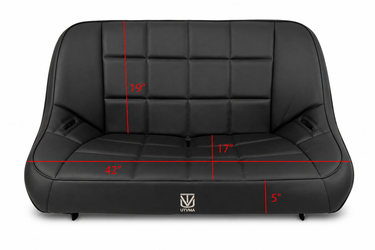42" UTV Universal Bench Seat - Adds Riders + All-Weather Comfort (Universal)