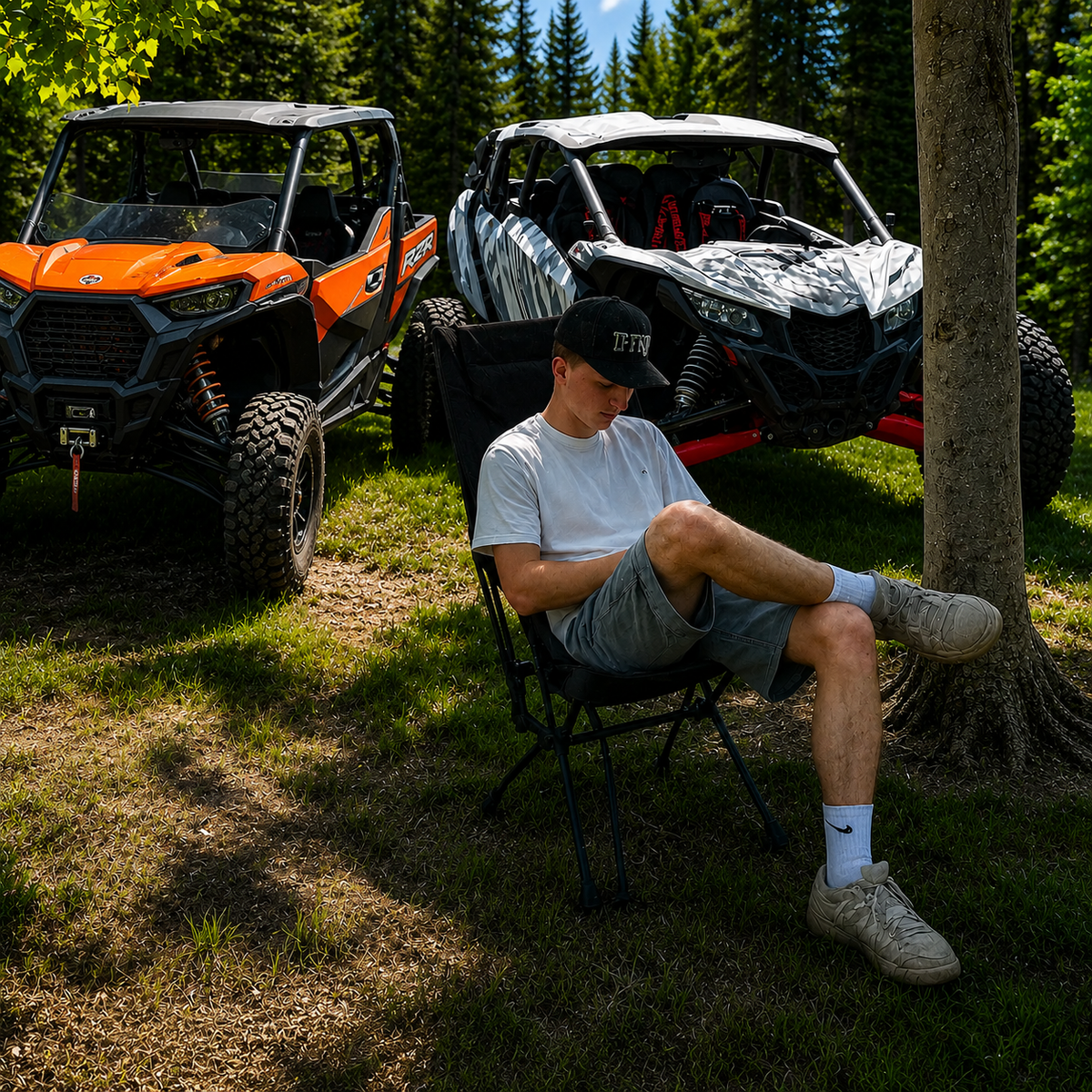 Trail Lounger with Roll Cage Bag