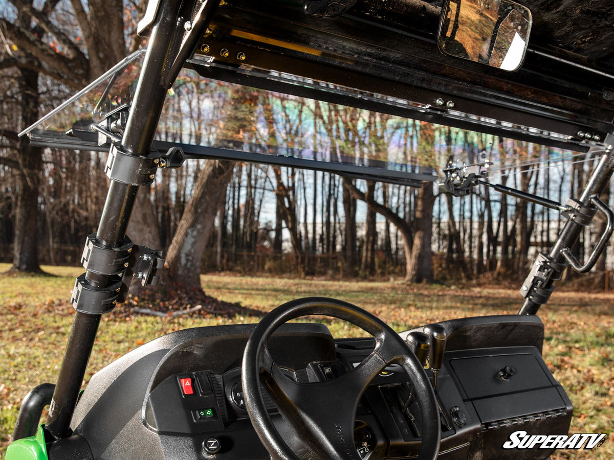 Photo of SuperATV John Deere Gator XUV550 Scratch-Resistant Flip Windshield by SuperATV - Premium Windshields for UTVs / Side by Sides