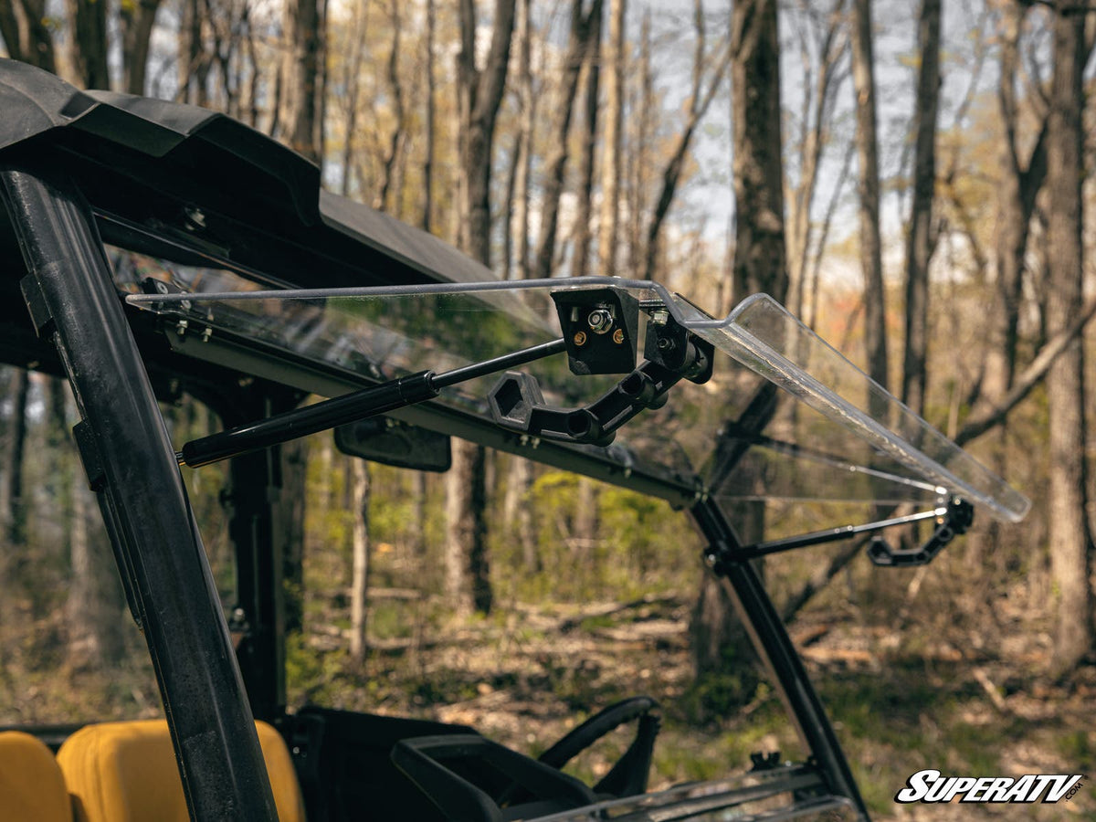 Photo of SuperATV John Deere Gator XUV 835 Scratch-Resistant Flip Windshield by SuperATV - Premium Windshields for UTVs / Side by Sides