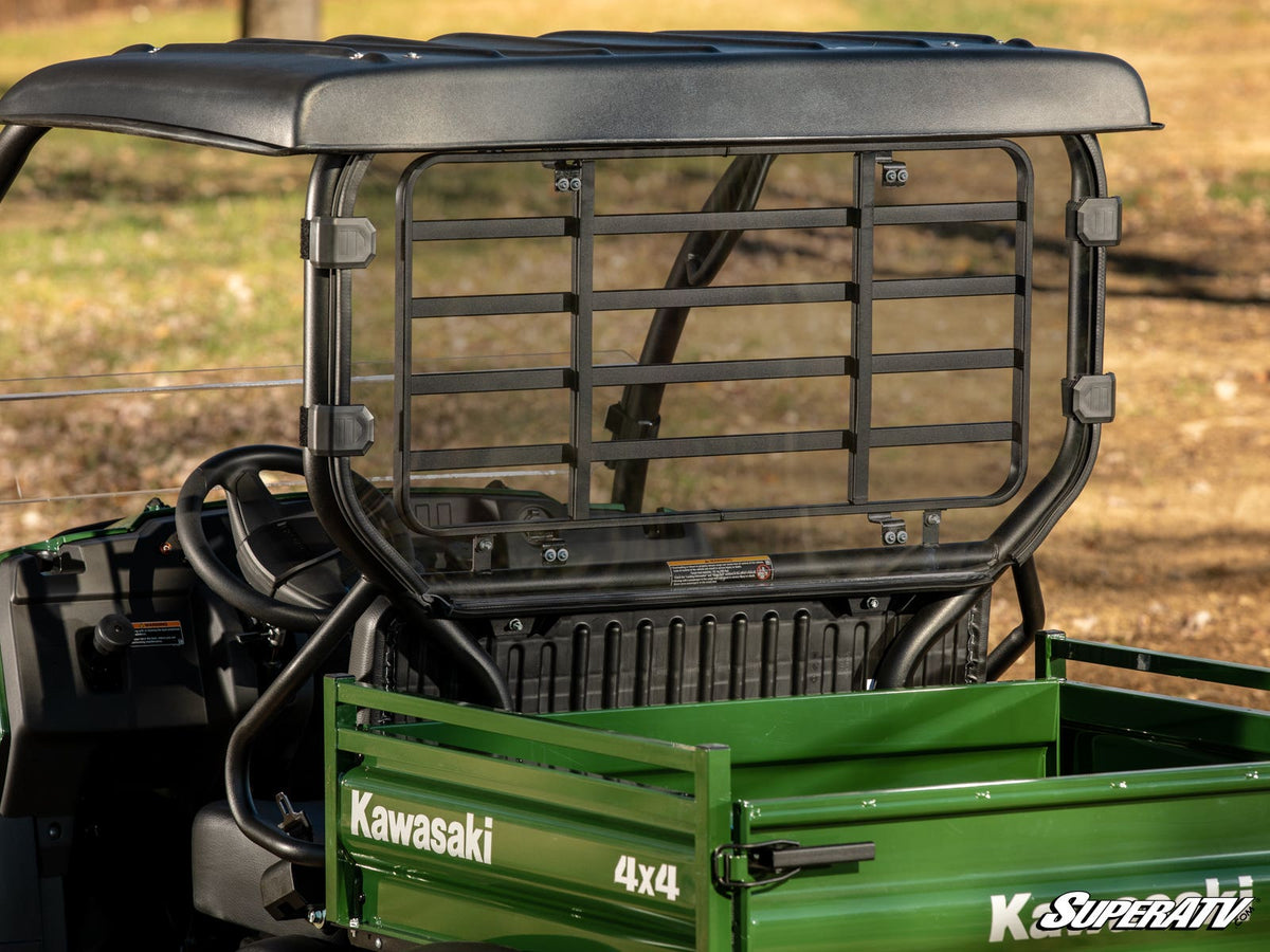 Photo of SuperATV Kawasaki Mule SX Rear Windshield by SuperATV - Premium Windshields for UTVs / Side by Sides