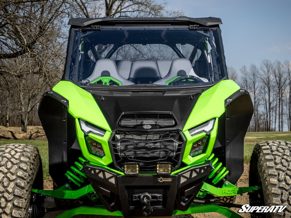 Kawasaki Teryx H2 Scratch-Resistant Flip Windshield