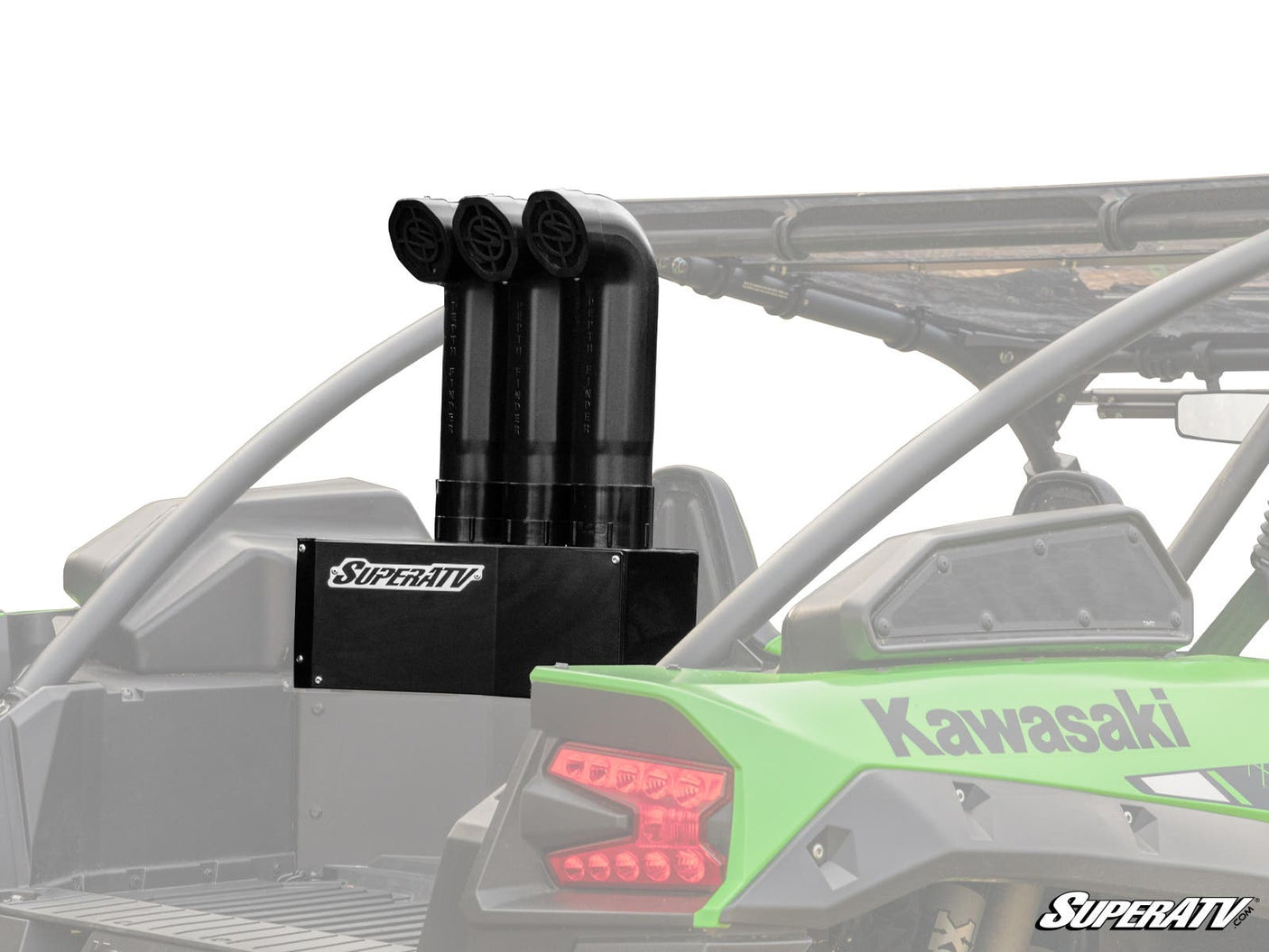 Photo of SuperATV Kawasaki Teryx KRX 1000 Depth Finder Snorkel Kit by SuperATV - Premium Snorkels for UTVs / Side by Sides