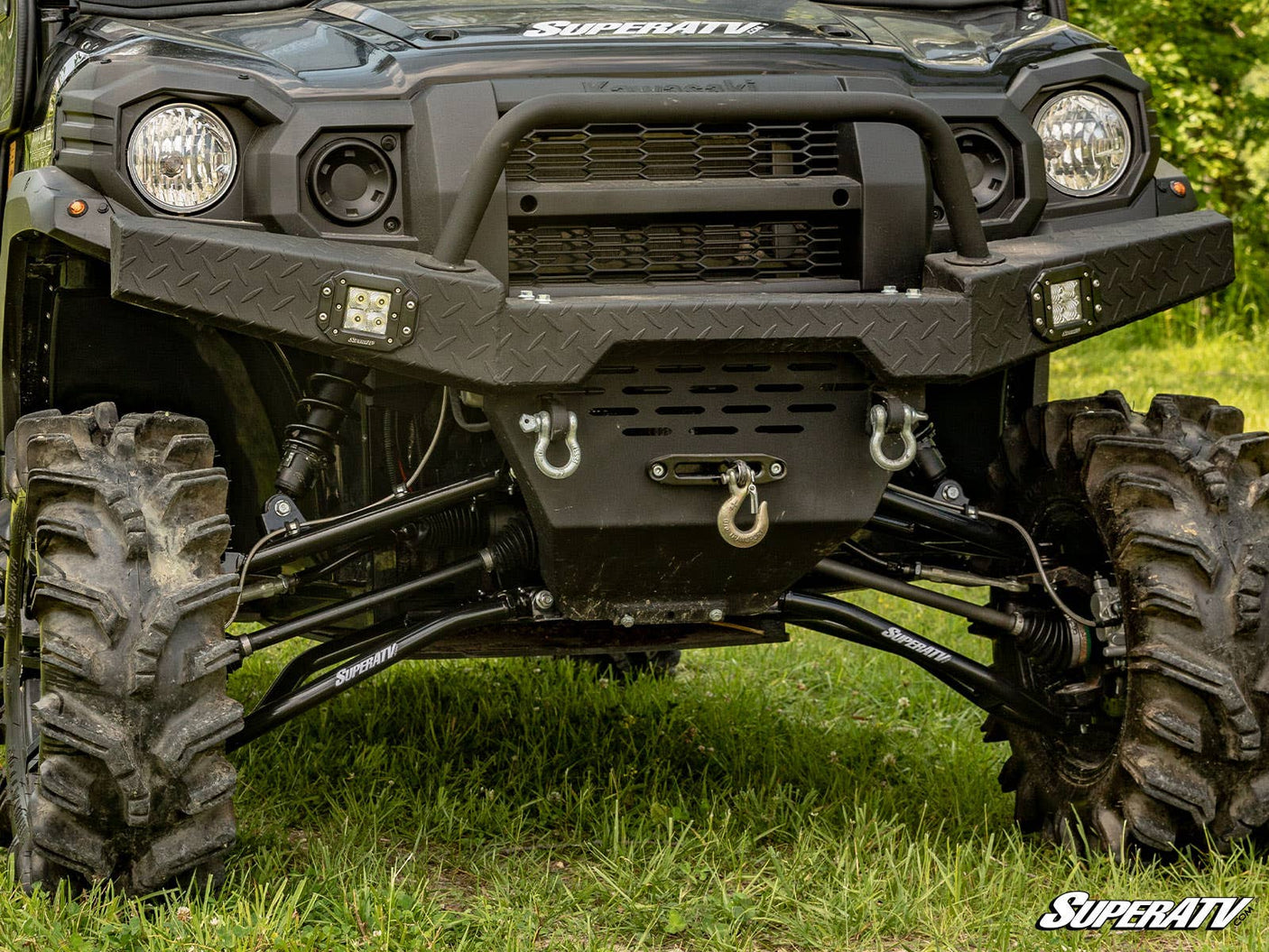 Photo of SuperATV Kawasaki Mule Pro 1000 High-Clearance 1" Forward Offset A-Arms by SuperATV - Premium A-Arms & Control Arms for UTVs / Side by Sides